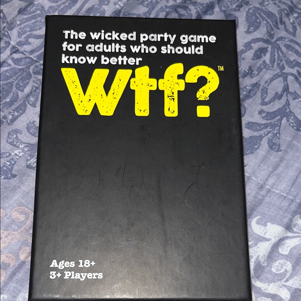 Wtf? Party Game - Black and Yellow